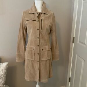 Suede jacket/dress